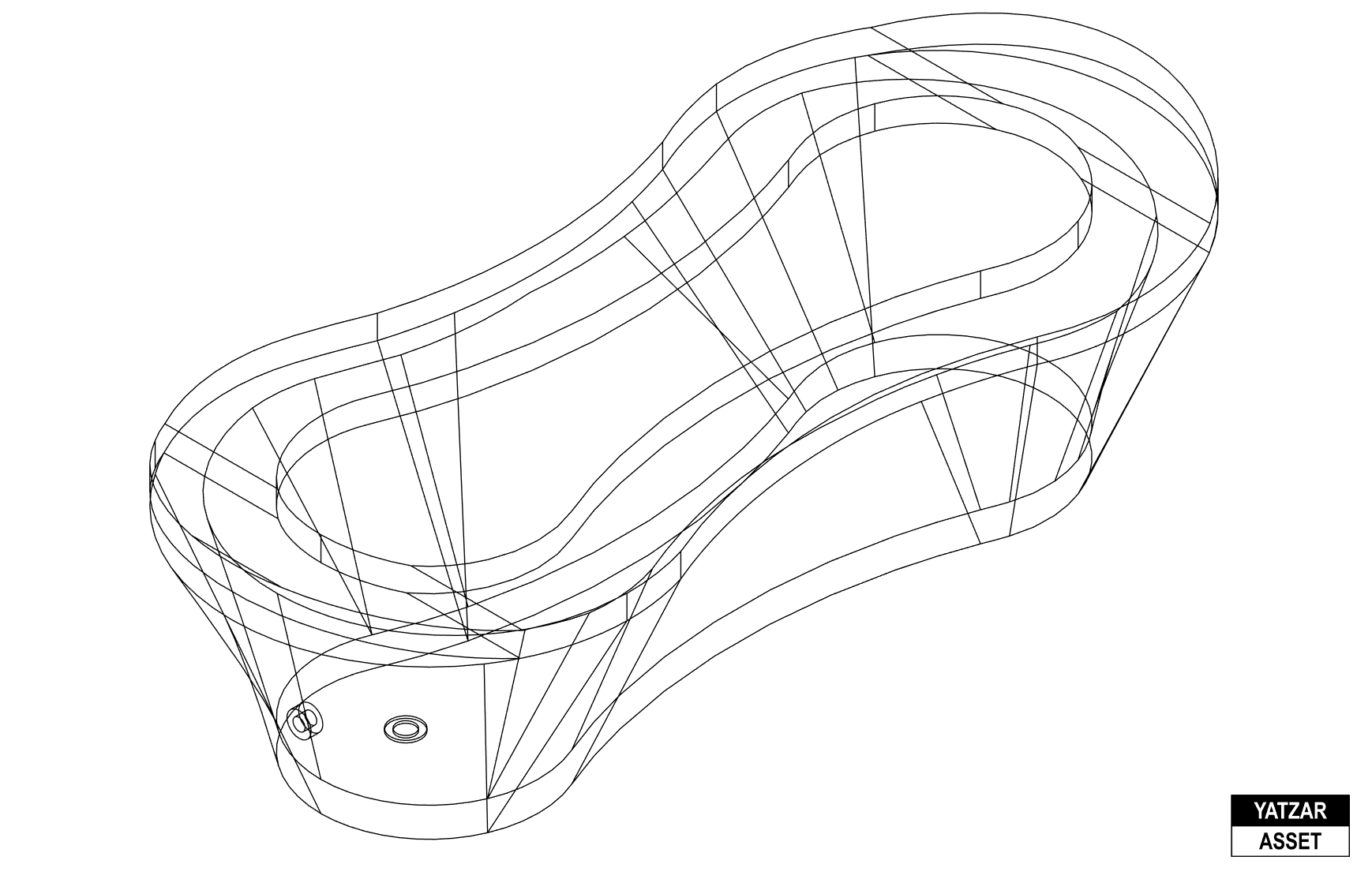 Yatzar Asset | Hindware |Bathtub | Revit Model