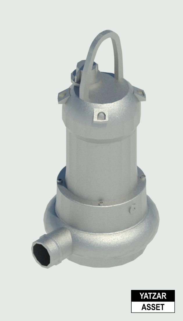 Yatzar Asset | Ekki | Sewage Submersible Pump | Revit Model