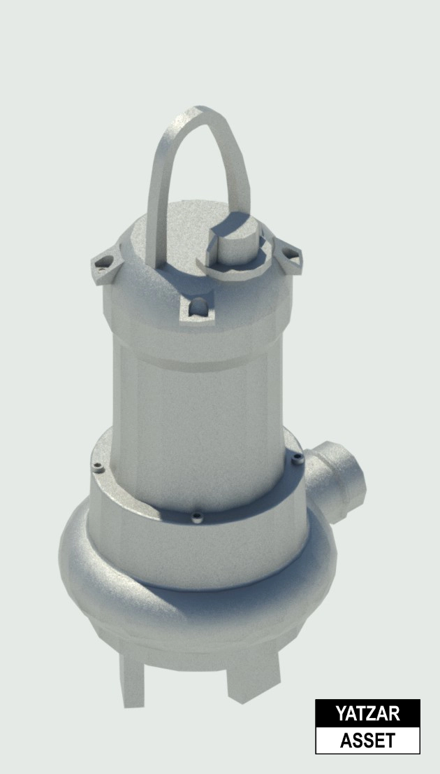 Yatzar Asset | Ekki | Sewage Submersible Pump | Revit Model