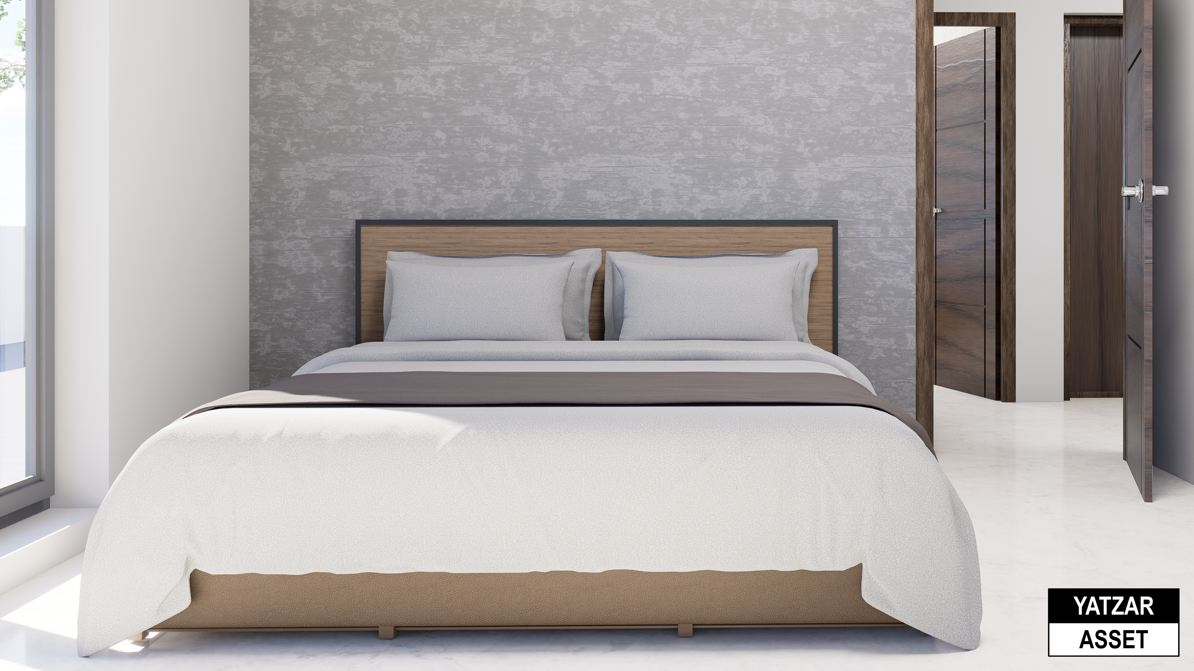 Yatzar Asset | Modern 2BHK House | Blender 3D Model | 1161 sq.ft.