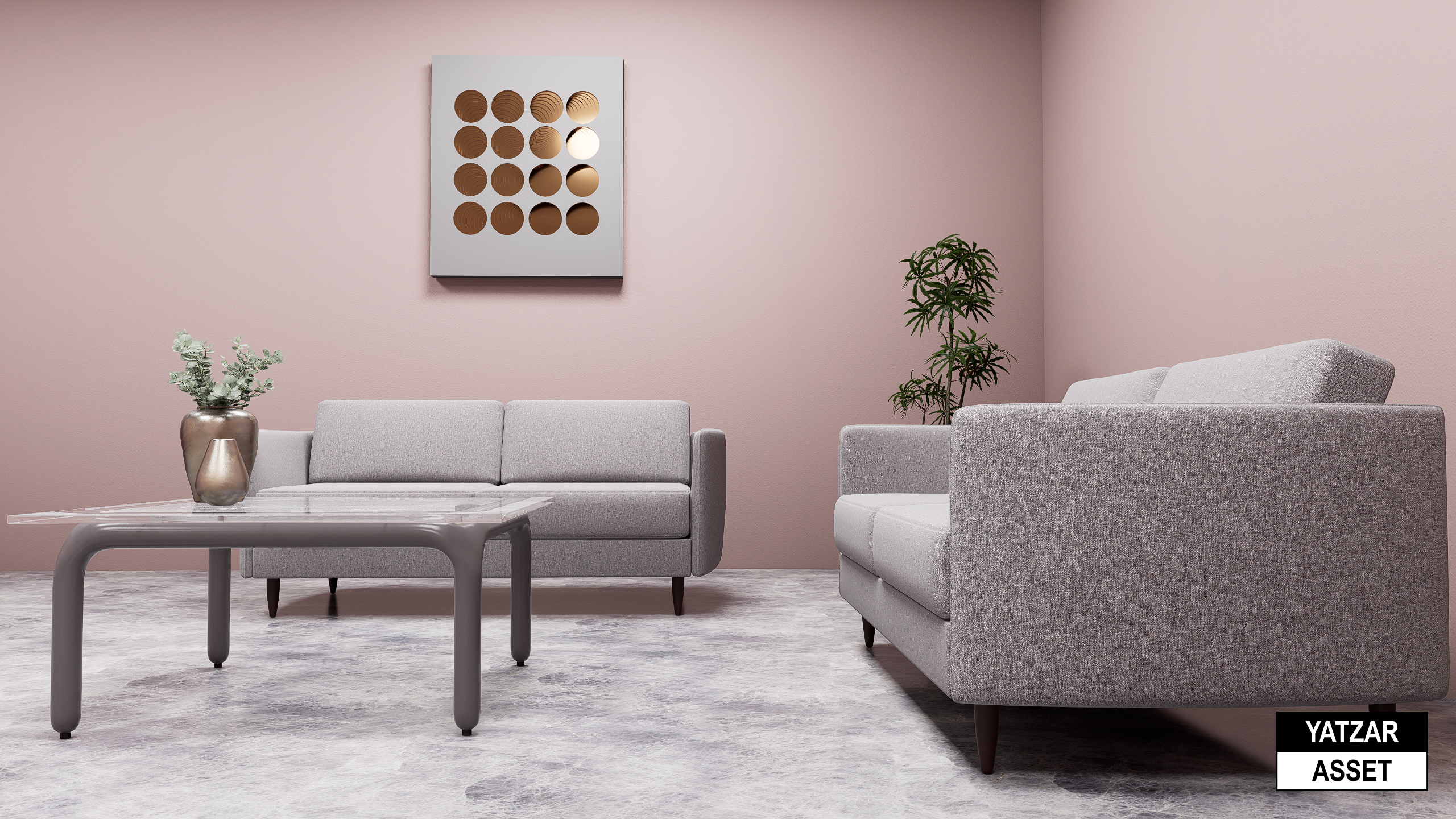 Yatzar Asset | Coffee Table | Blender Model