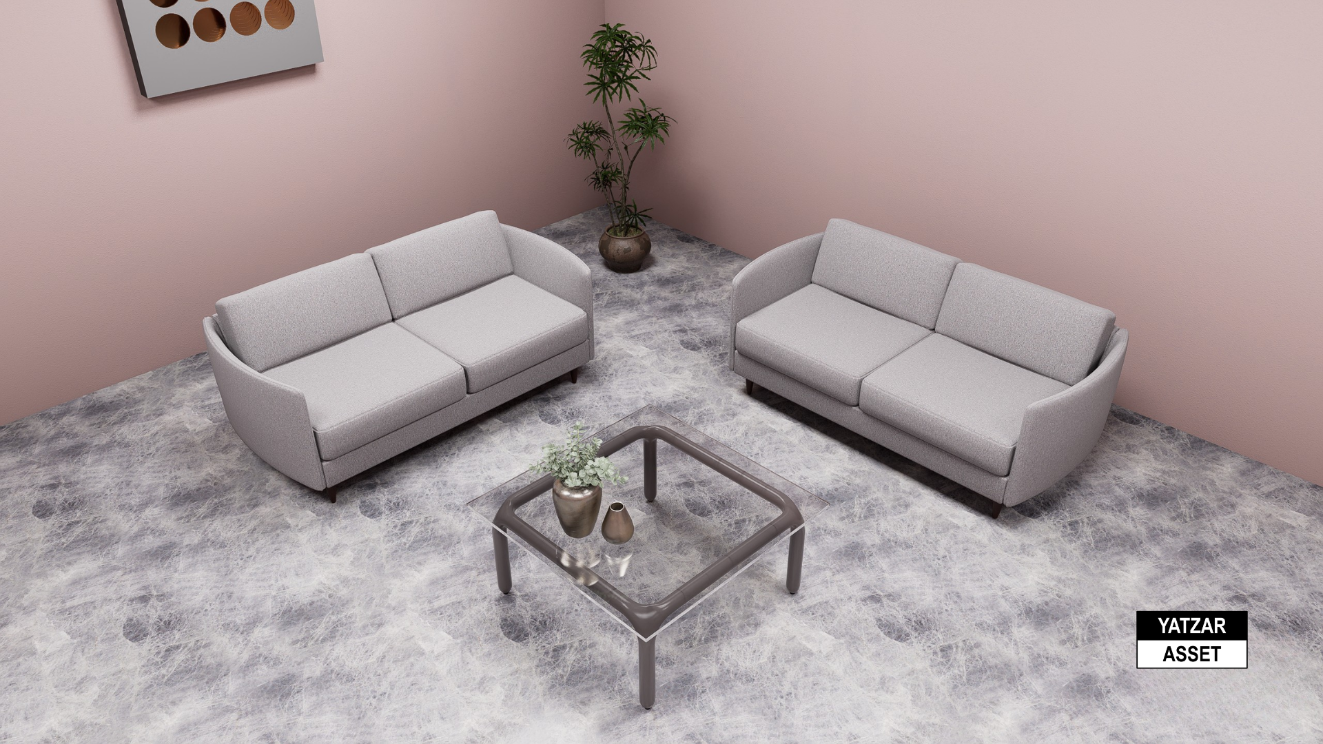 Yatzar Asset | Coffee Table | Blender Model