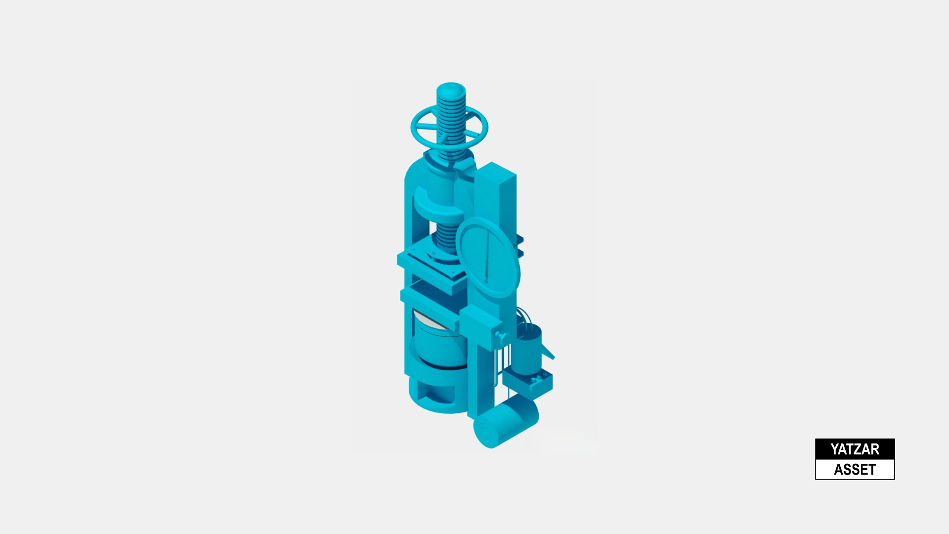 Yatzar Asset | Compression Testing Machine | Revit Model