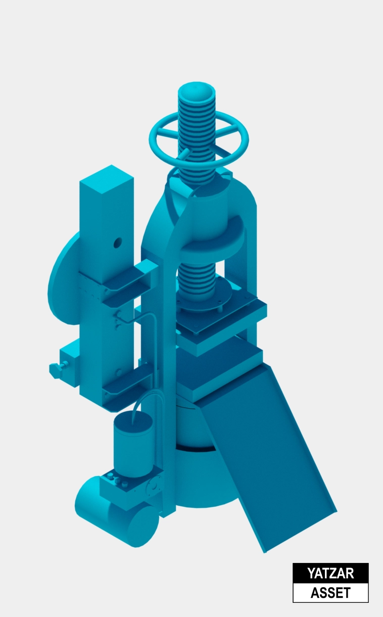 Yatzar Asset | Compression Testing Machine | Revit Model