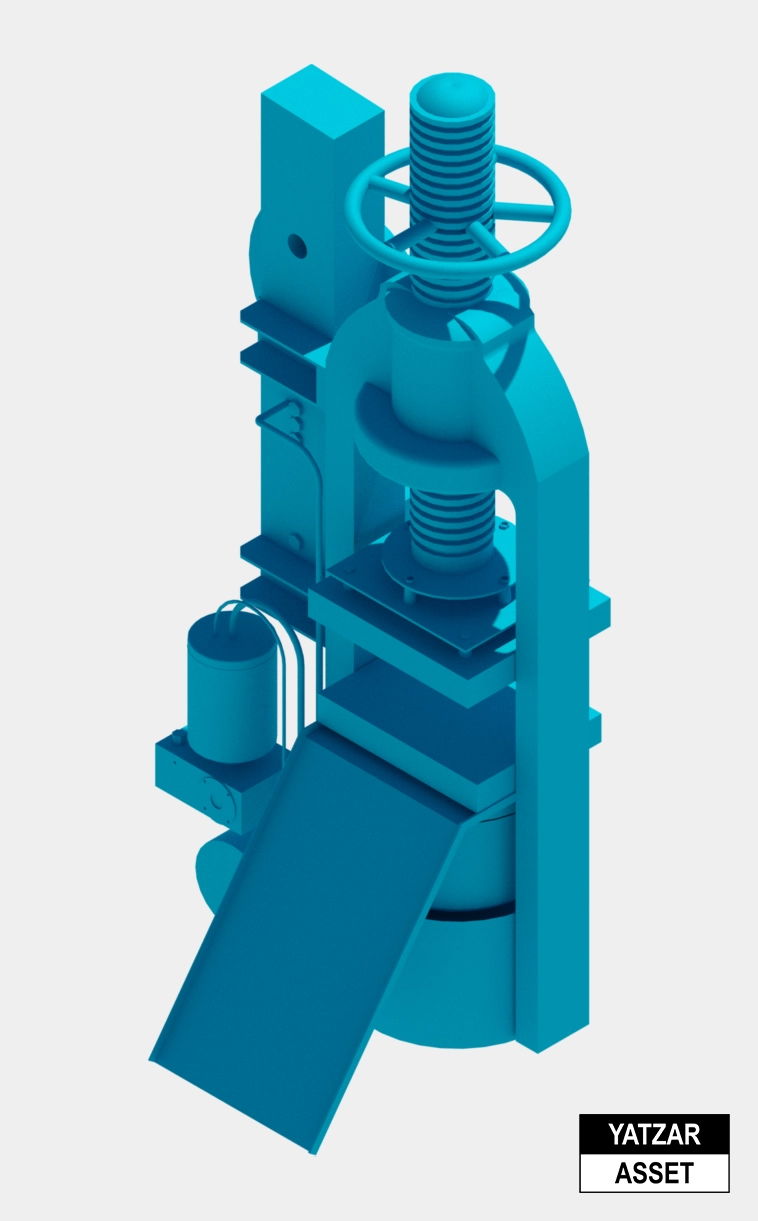 Yatzar Asset | Compression Testing Machine | Revit Model