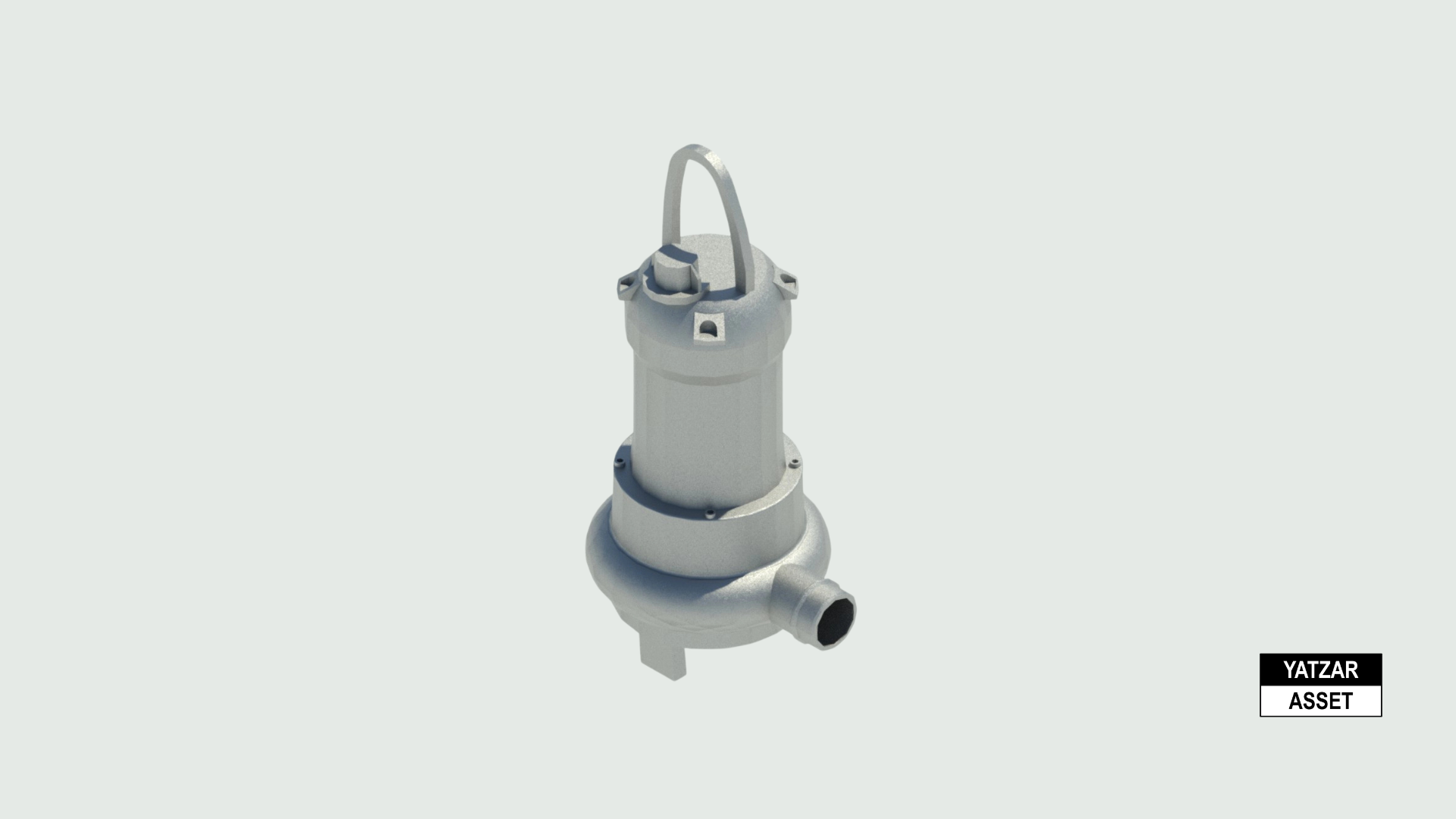 Yatzar Asset | Ekki | Sewage Submersible Pump | Revit Model