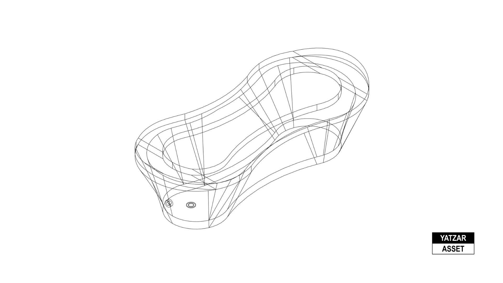 Yatzar Asset | Hindware | Bathtub | Revit Model