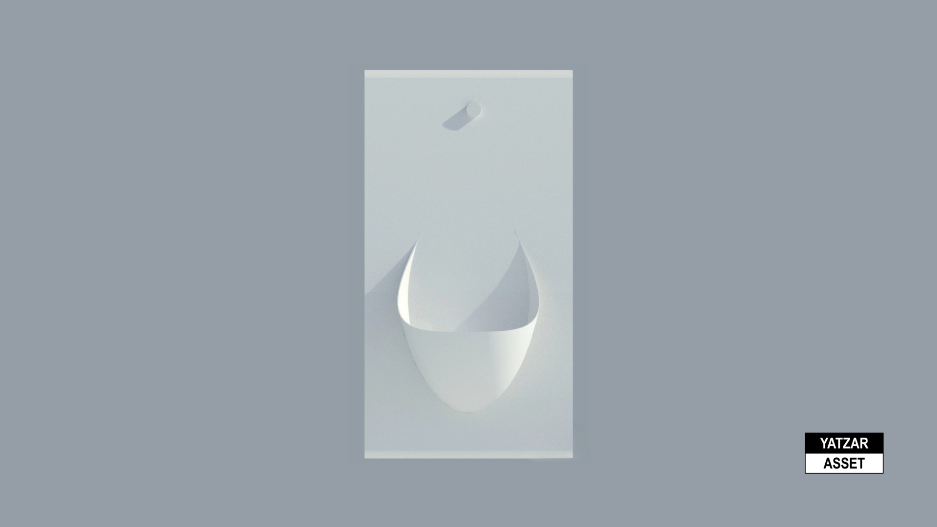 Yatzar Asset | Hindware | Italian Collection Kango Sensor Urinal - Star White| Revit Model