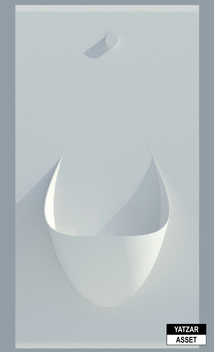 Yatzar Asset | Hindware | Italian Collection Kango Sensor Urinal - Star White