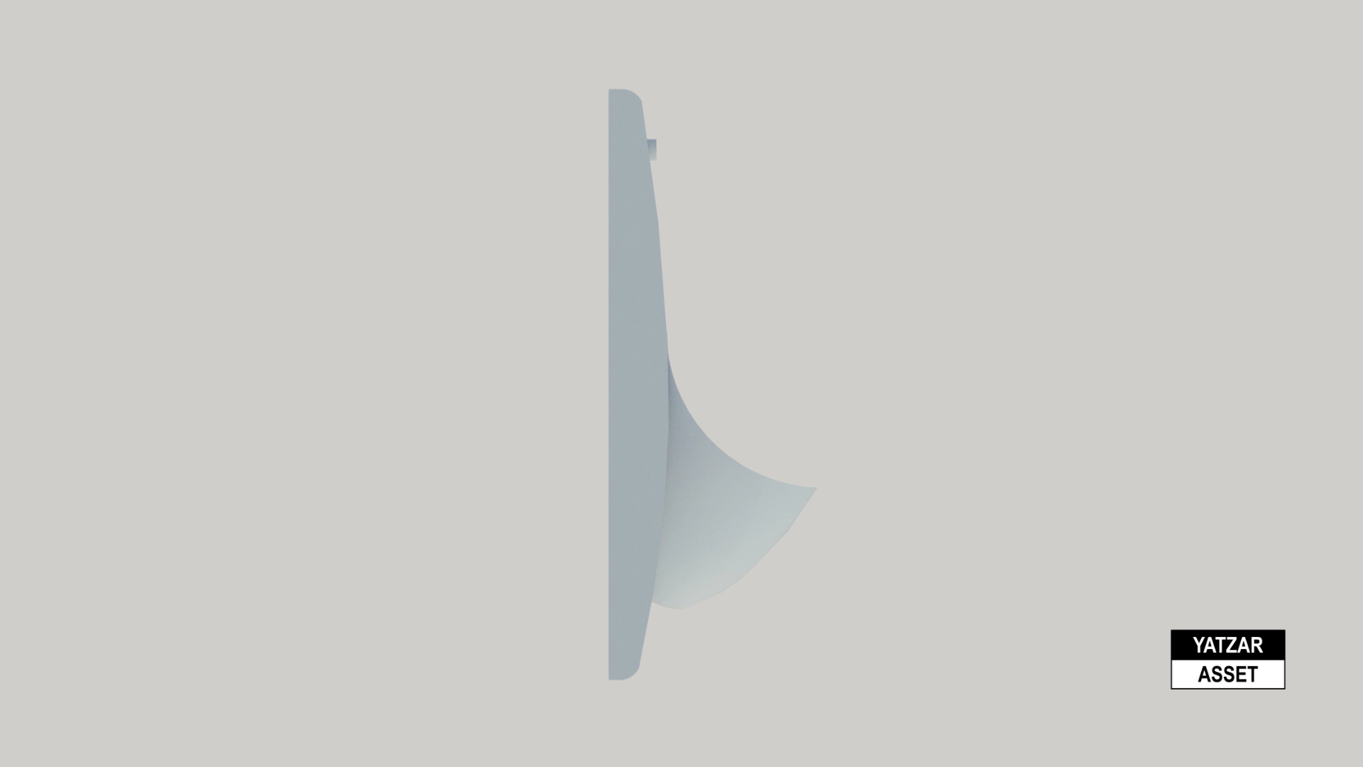 Yatzar Asset | Hindware | Italian Collection Kango Sensor Urinal - Star White| Revit Model
