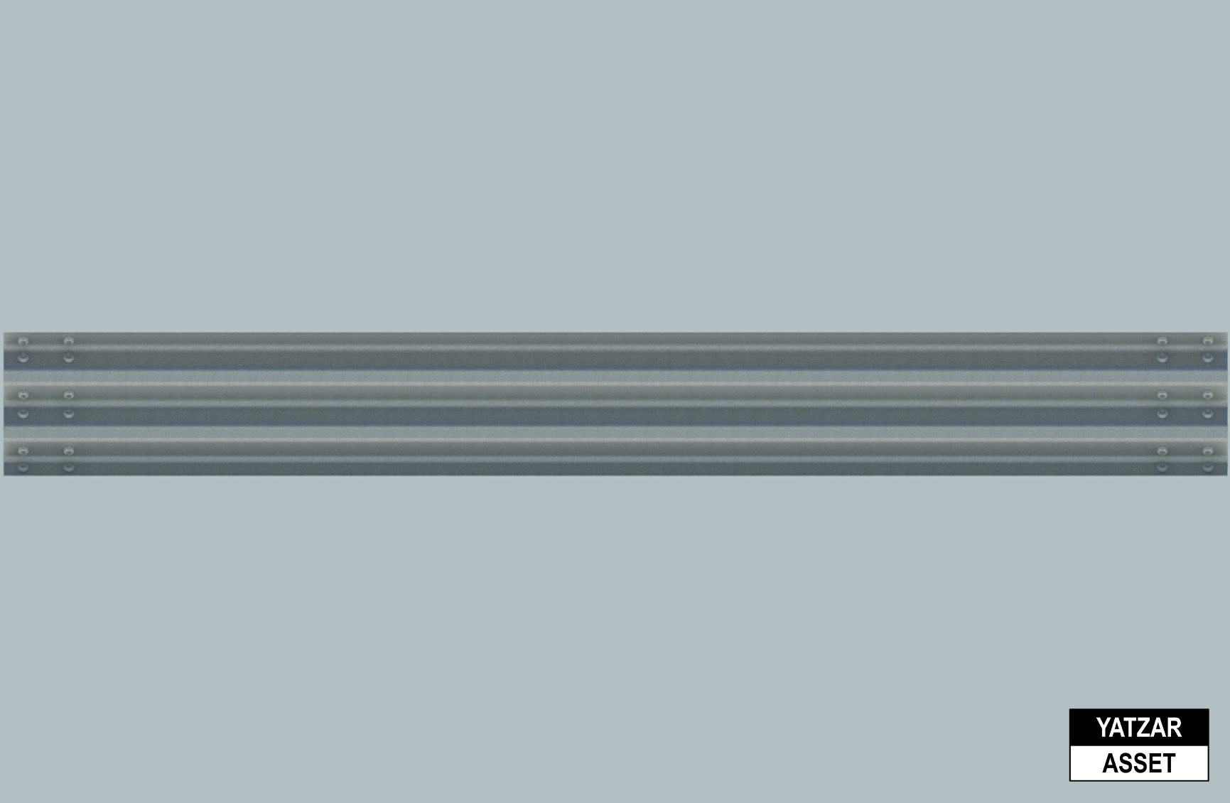 Yatzar Asset | Ingal | Thrie-Beam GuardRail 4000mm NLL | Revit Model