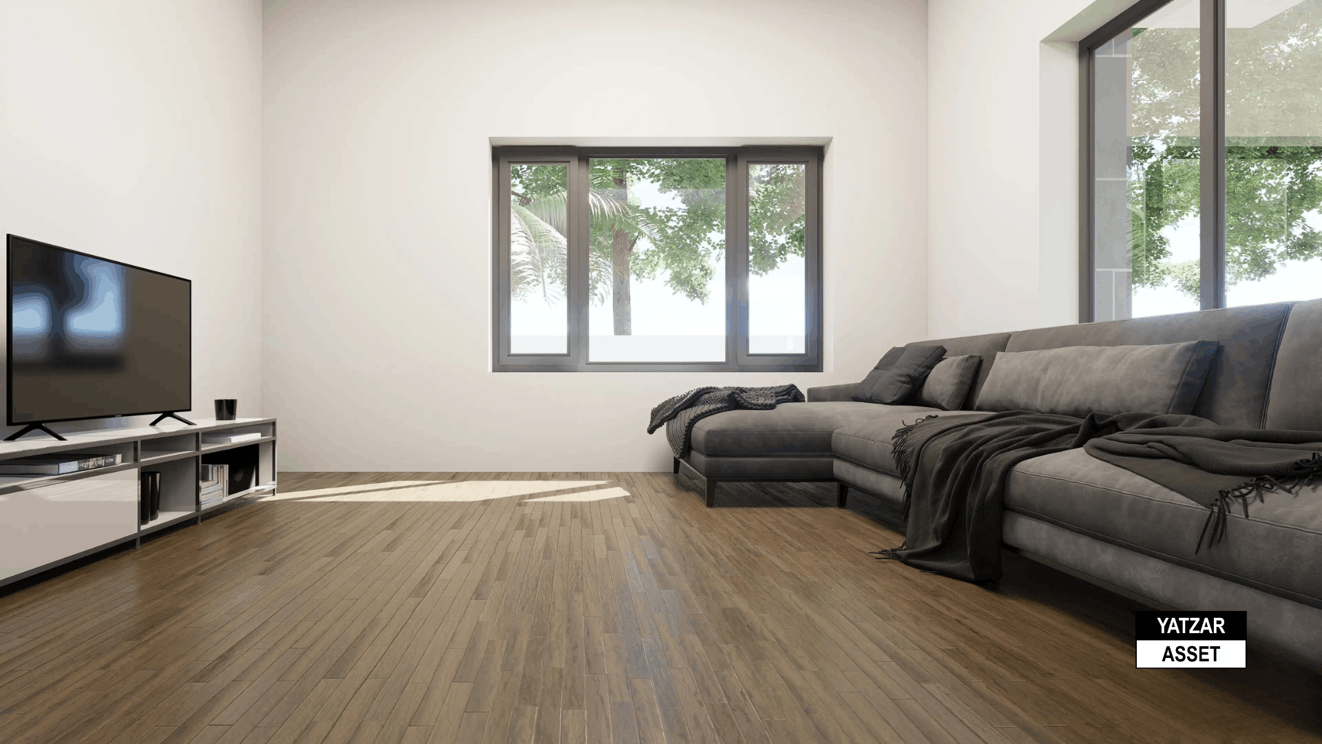Yatzar Asset | Modern 1BHK House | Blender 3D Model | 1031 sq.ft.
