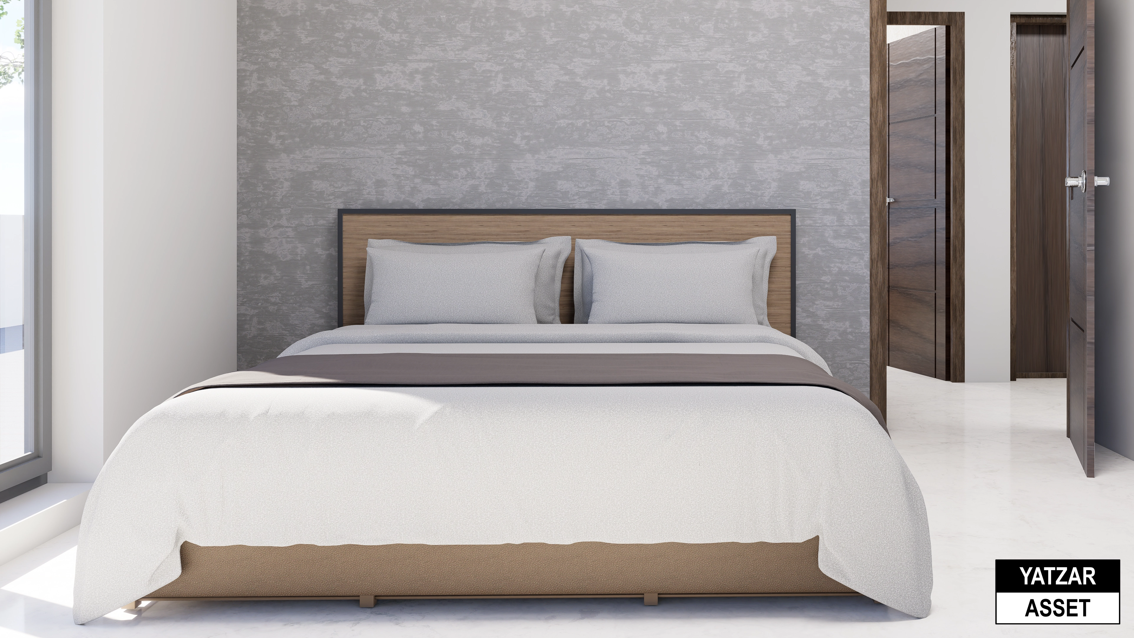 Yatzar Asset | Modern 2BHK House | Blender 3D Model | 1161 sq.ft.