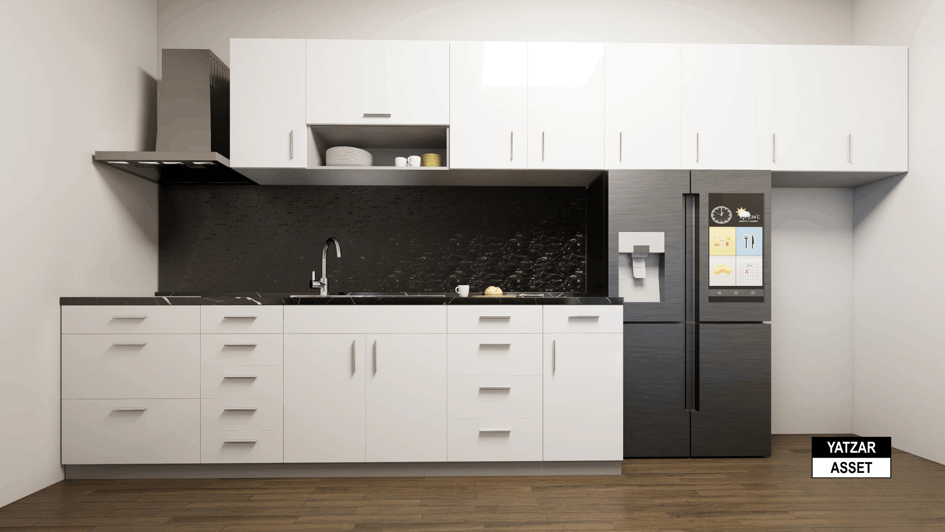 Yatzar Asset | Modern 2BHK House | Blender 3D Model | 1619 sq.ft.