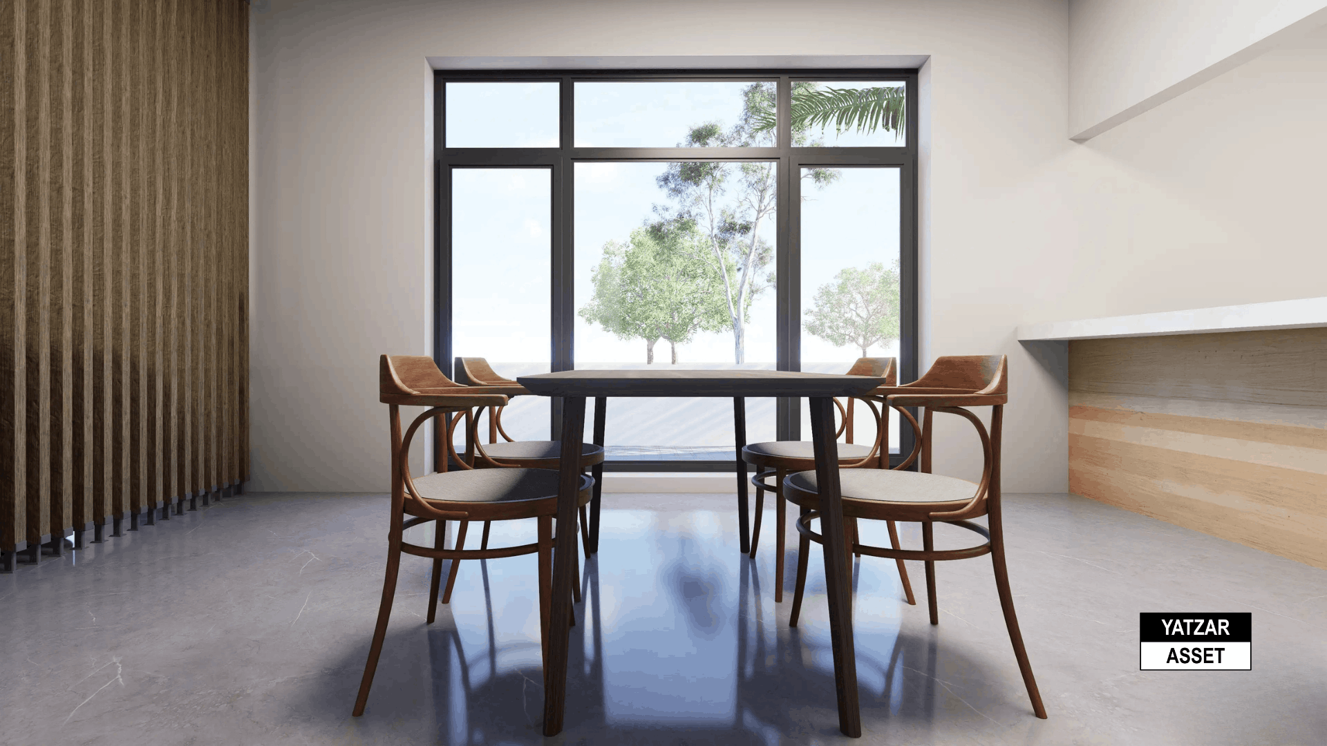 Yatzar Asset | Modern 2BHK House | Blender 3D Model | 1619 sq.ft.
