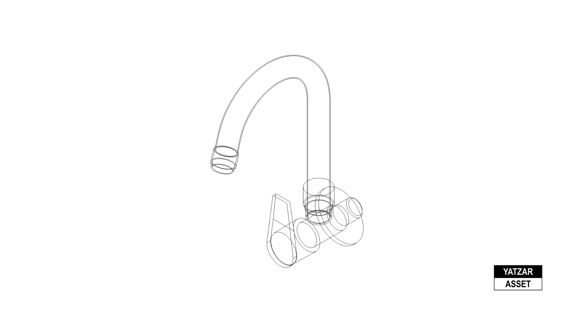Yatzar Asset | Parryware | Praseo Sink Cock| Revit Model