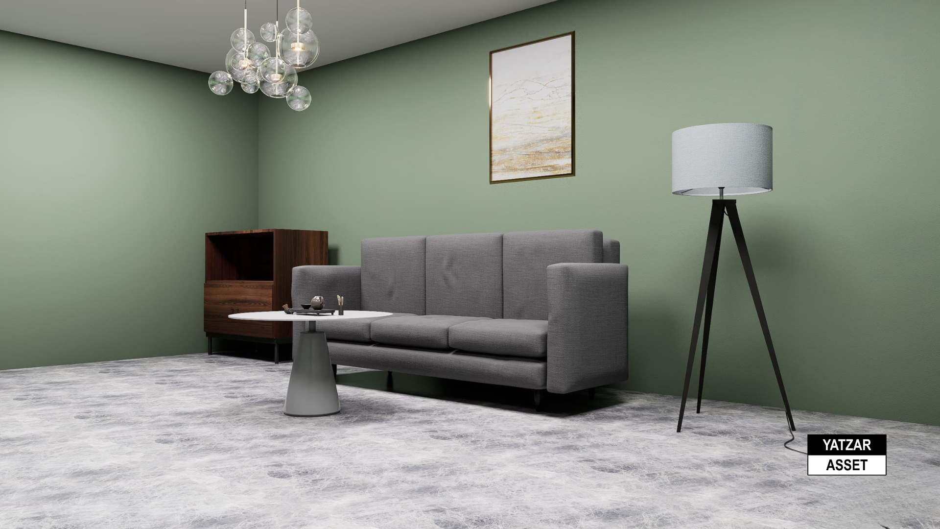 Yatzar Asset | Sofa | Blender Model