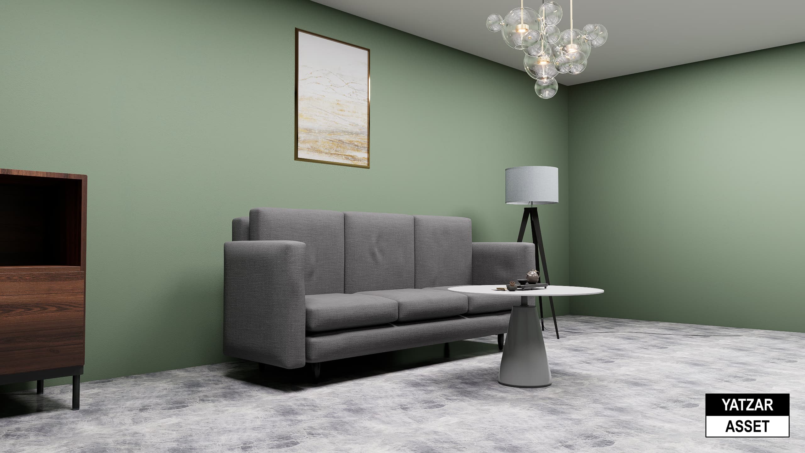 Yatzar Asset | Sofa | Blender Model