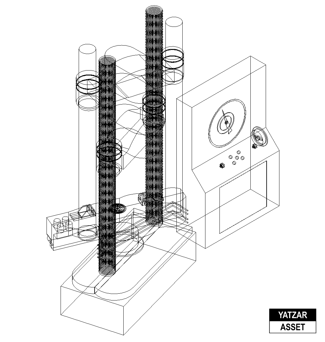 Yatzar Asset | Universal Testing Machine | Revit Model