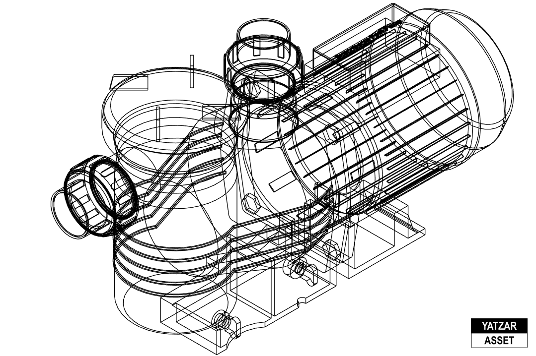 Yatzar Asset | Waterco | SupaStream Pool Pump | Revit Model