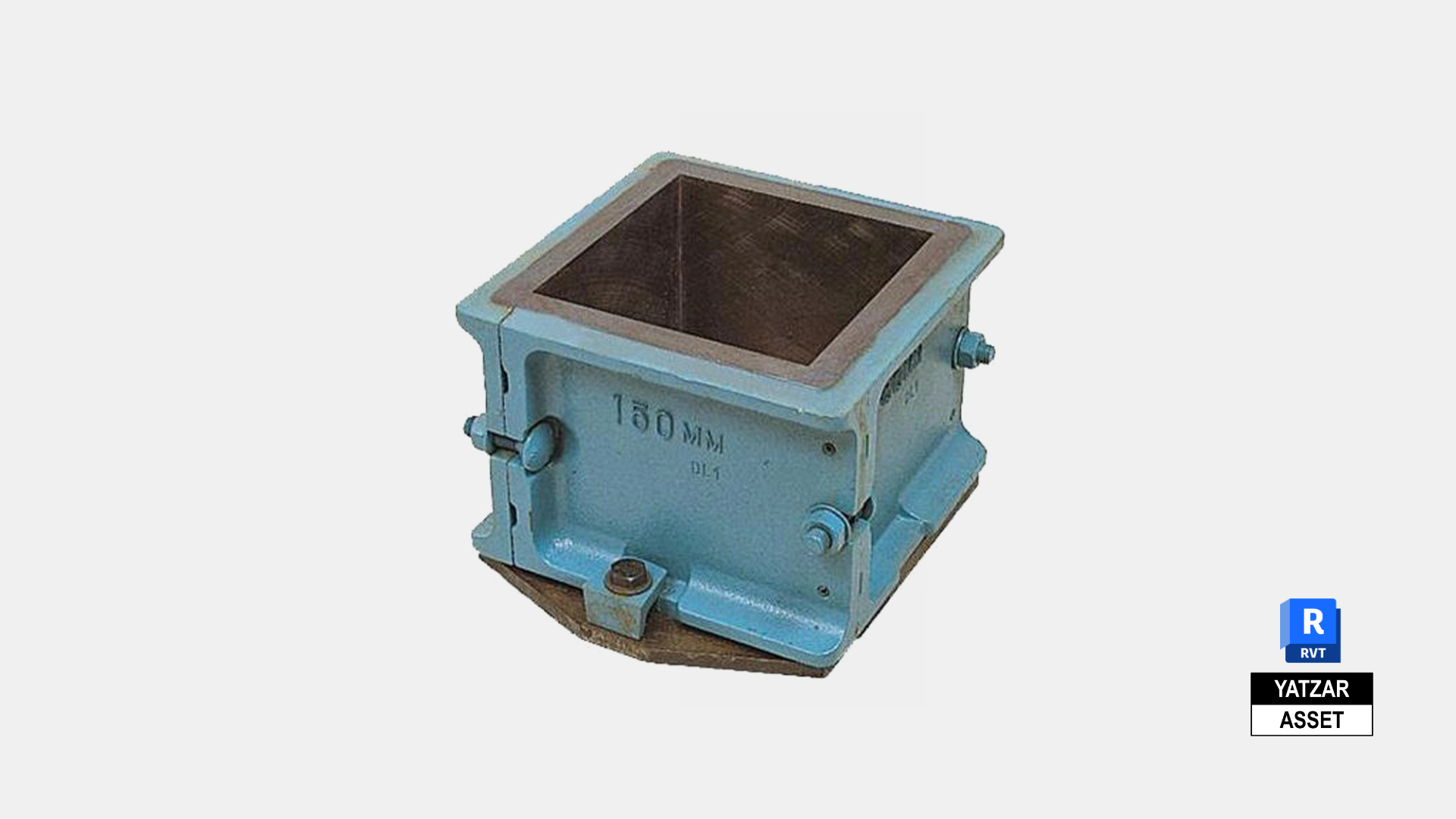 Yatzar Asset Cement Cube Mould | Revit Model