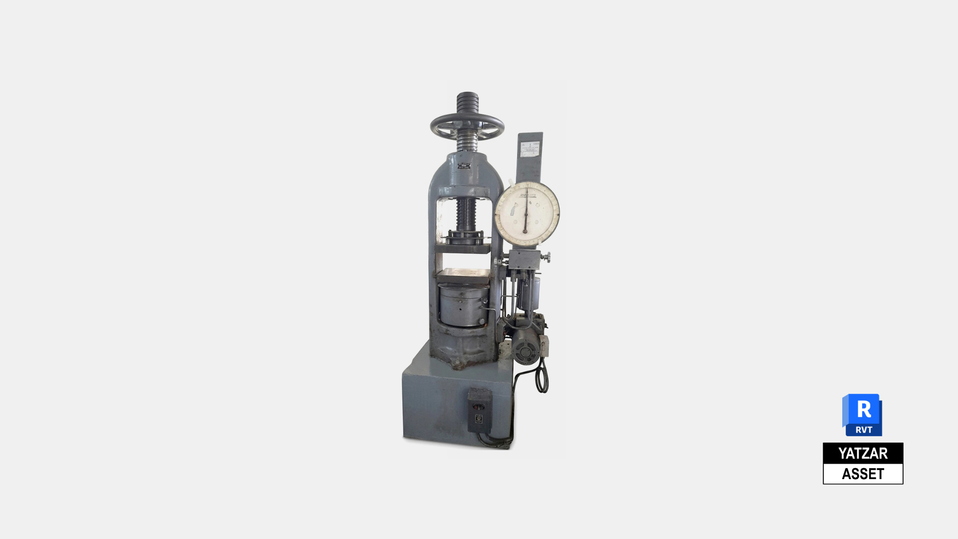 Yatzar Asset Compression Testing Machine | Revit Model