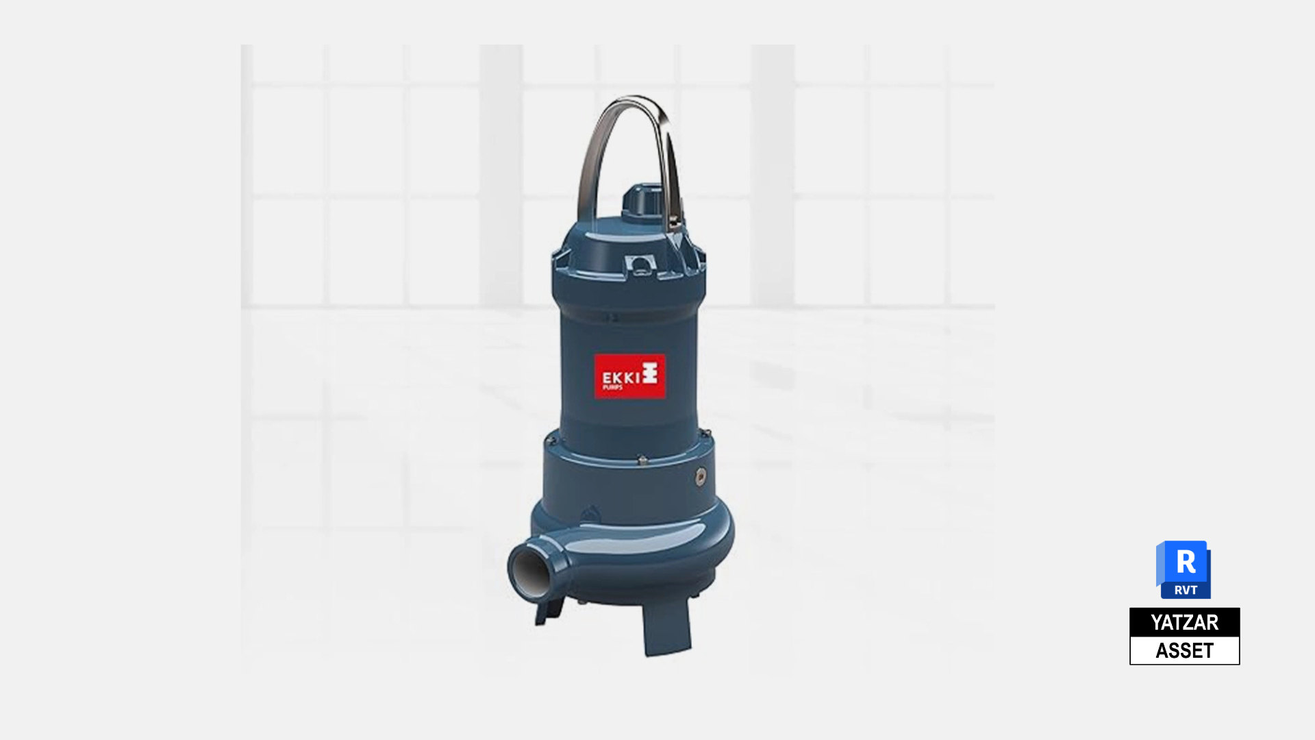 Yatzar Asset Ekki | Sewage Submersible Pump | Revit Model