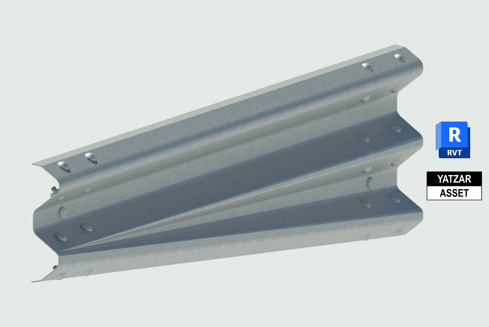 Yatzar Asset Ingal | Asymmetric Transition 1905mm LHS W to Thrie | Revit Model