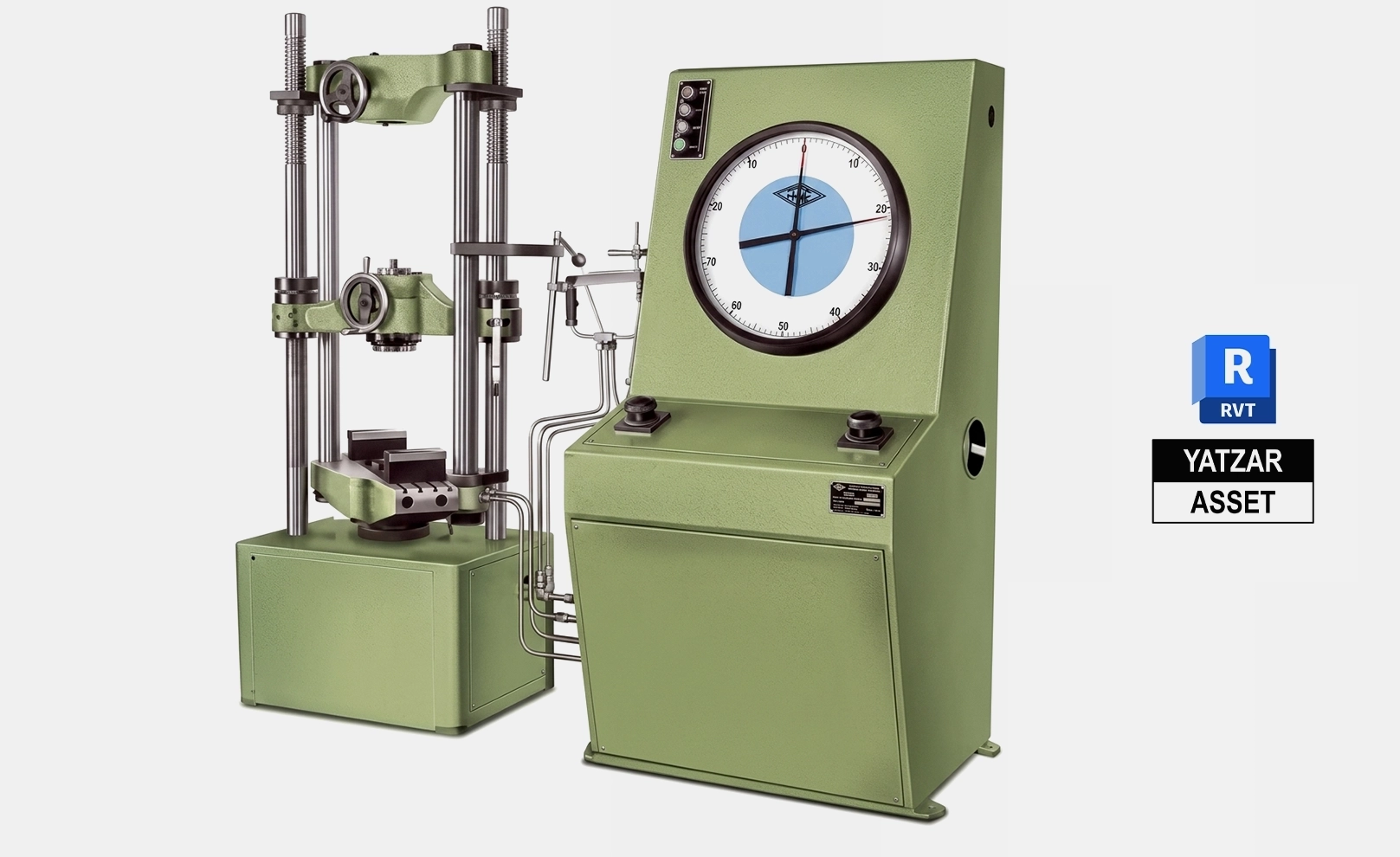 Yatzar Asset Universal Testing Machine | Revit Model