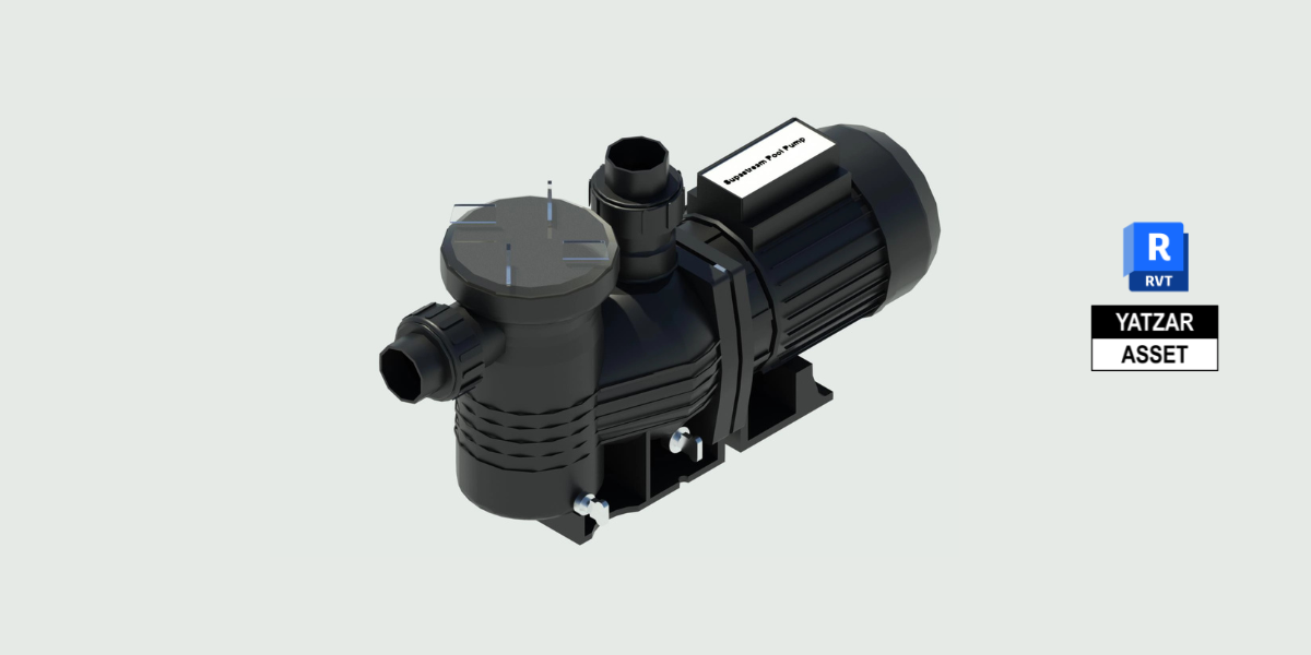 Yatzar Asset Waterco | SupaStream Pool Pump | Revit Model