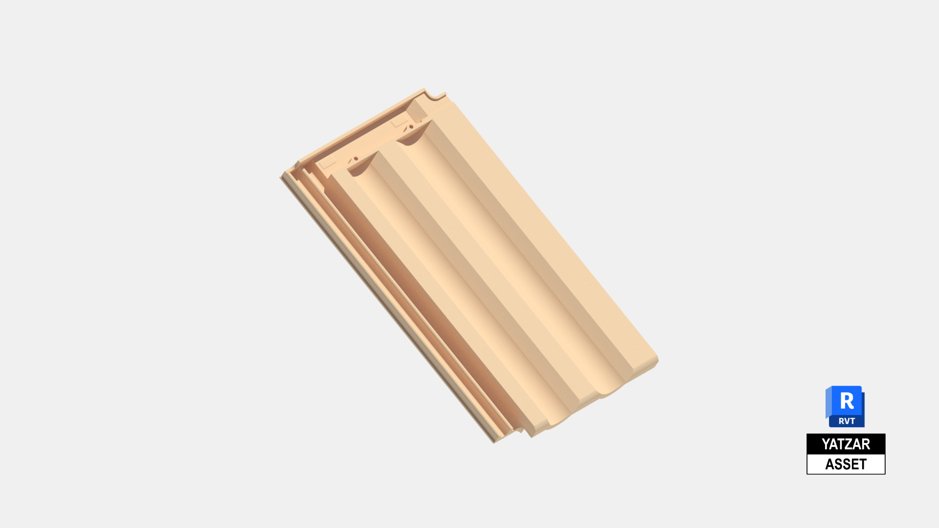 Yatzar Asset Wienerberger | Clay Roof Tile | Revit Model