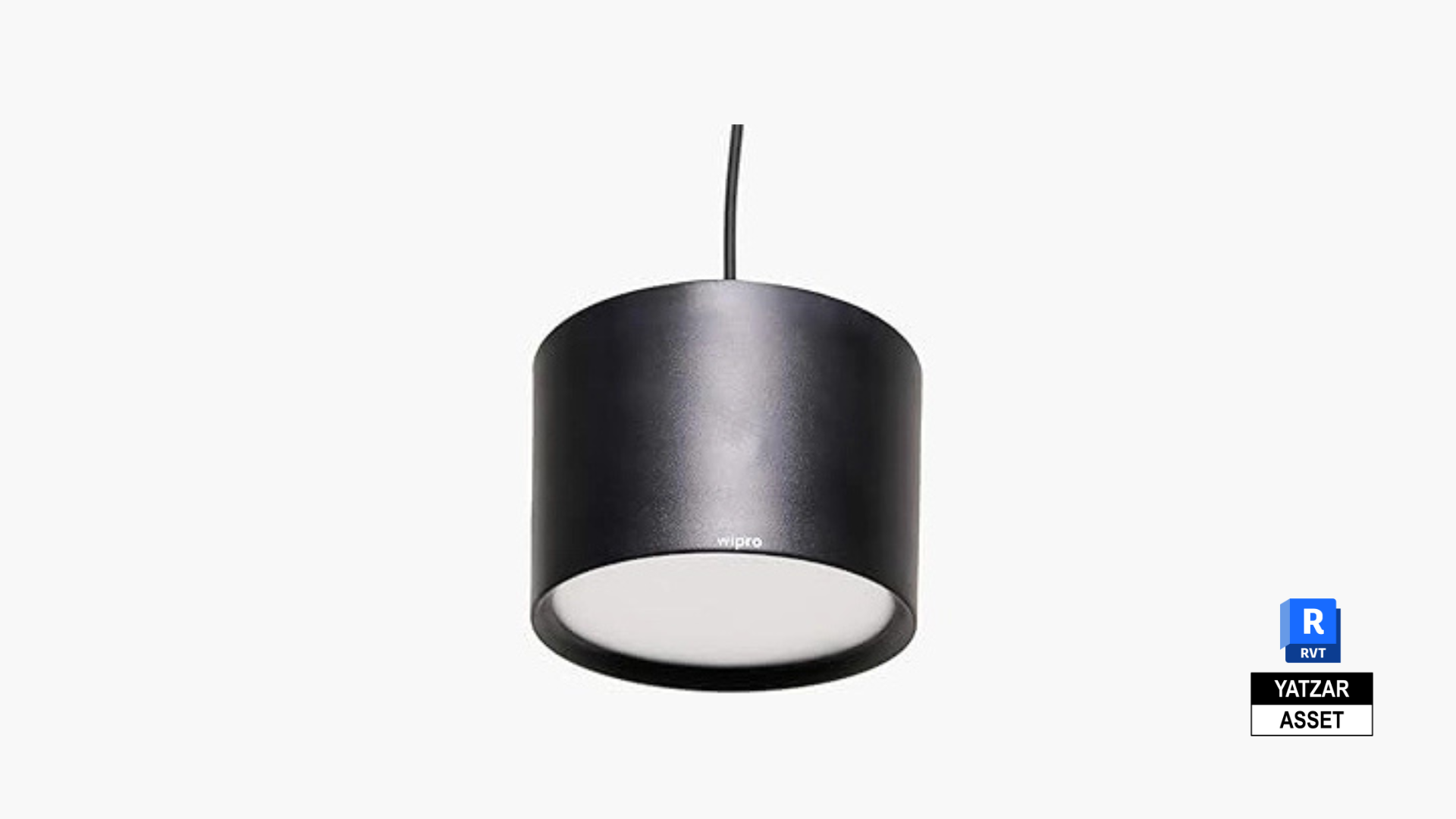 Yatzar Asset Wipro Lighting | Wipro Halo Plus Suspended Downlight 12W| Revit Model